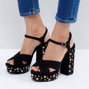 New Look- Star studded heels